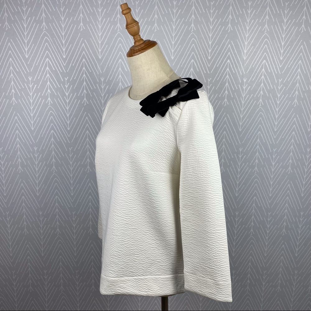 J. CREW Double Bow Sweatshirt NWT